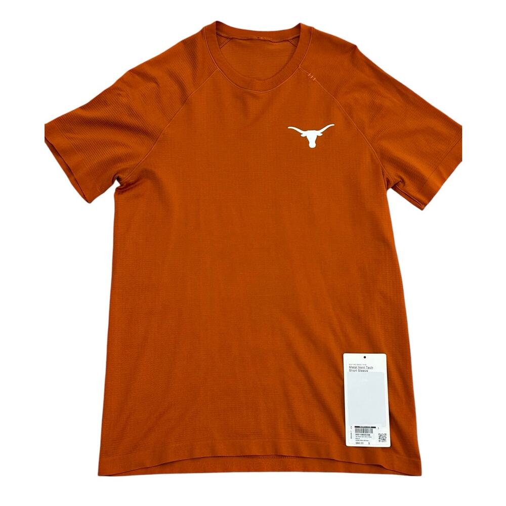 LULULEMON Mens Texas Longhorns Metal Vent 3.0 Tee Small NWOT